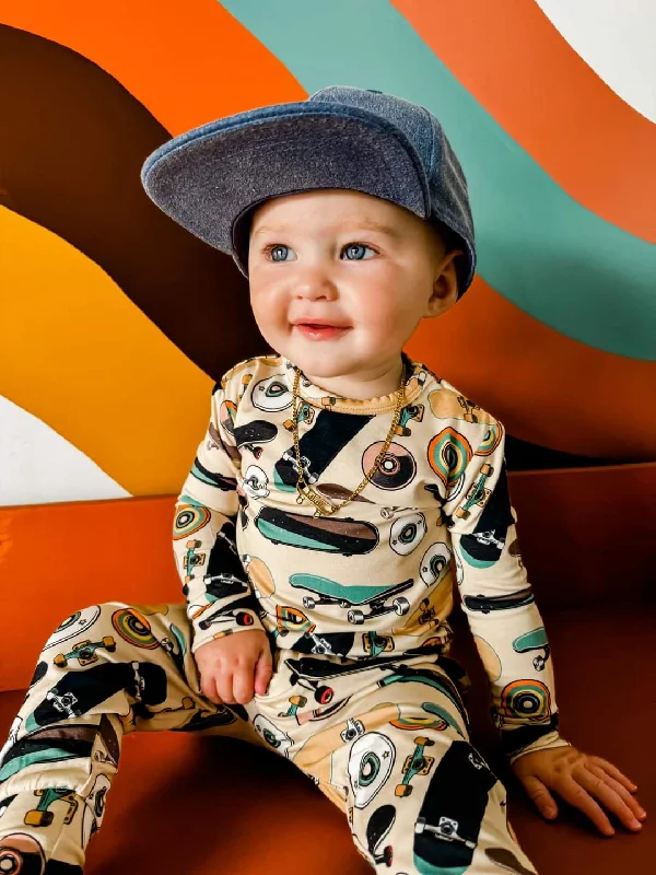 Trucks & Wheelies | Fitted Bamboo Loungewear Set