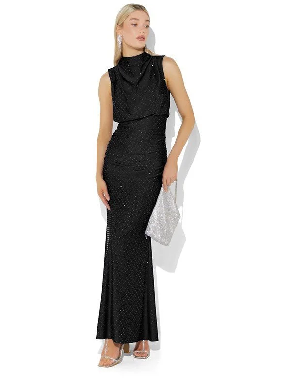 Mira Black Gown