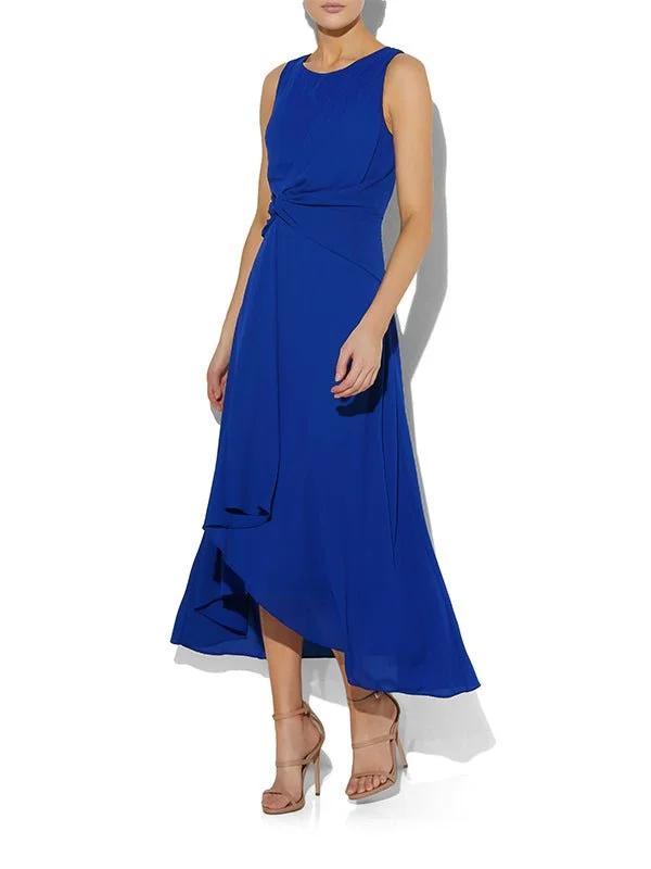 Allora Sapphire Chiffon Dress