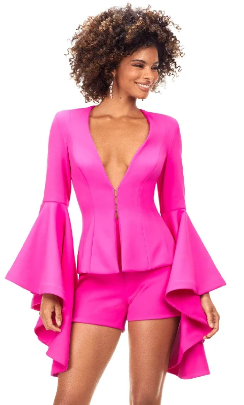 Ashley Lauren 4572 - Two-Piece Long Sleeved Romper