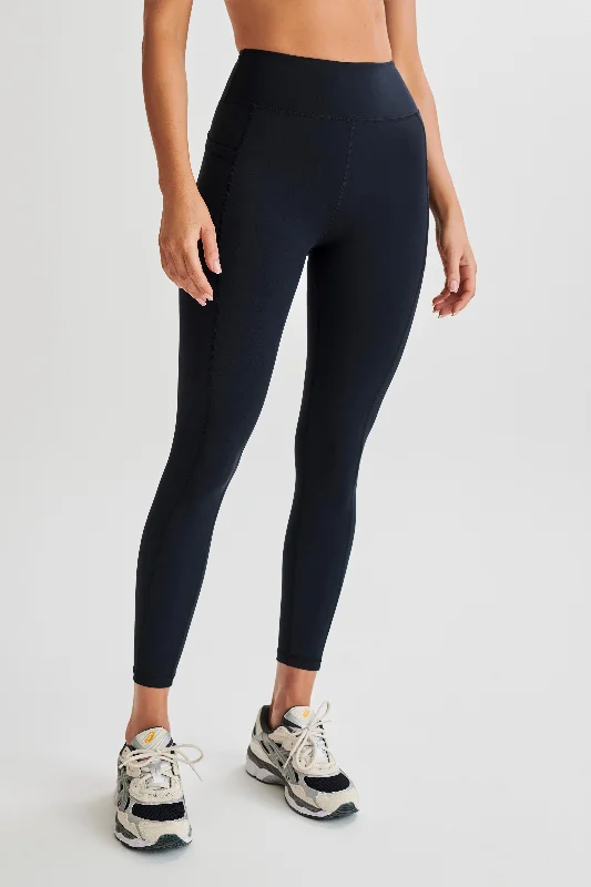 Briar V Back Leggings With Pockets - Black