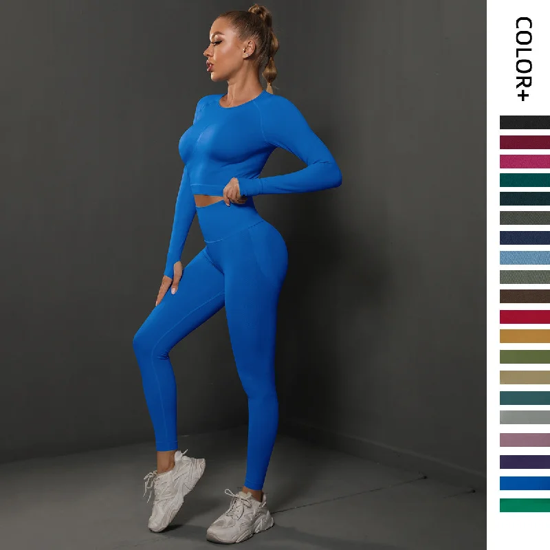 Fashion Simple Style Sports Yoga Suits for Women