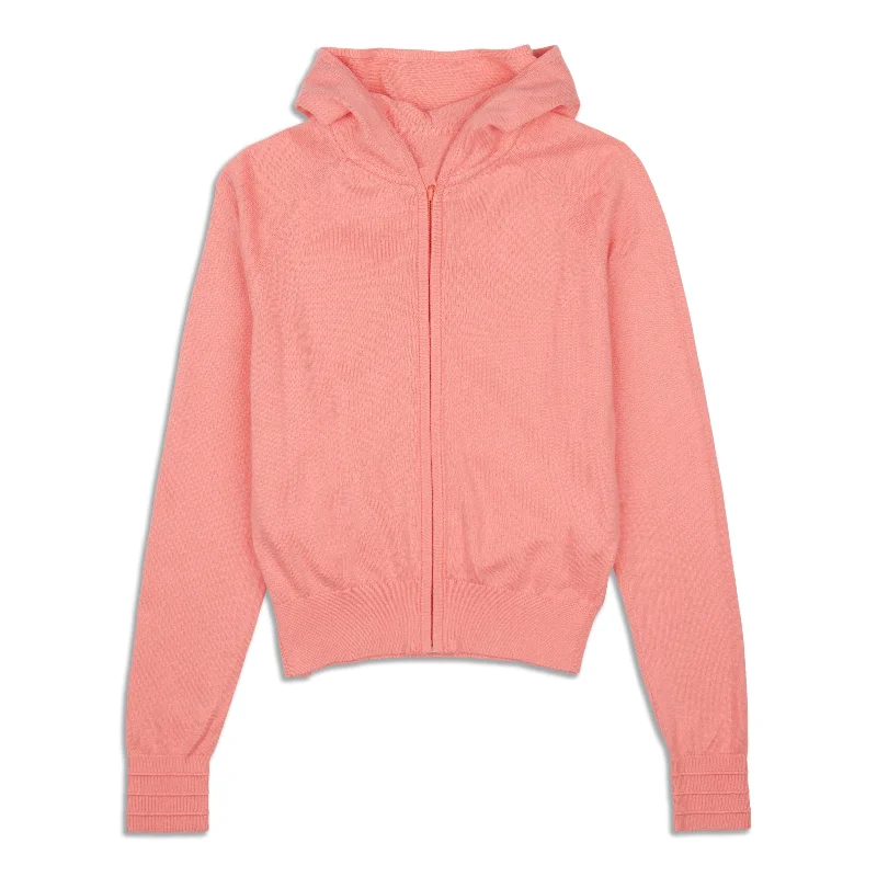 Cotton-Cashmere Knit Hoodie