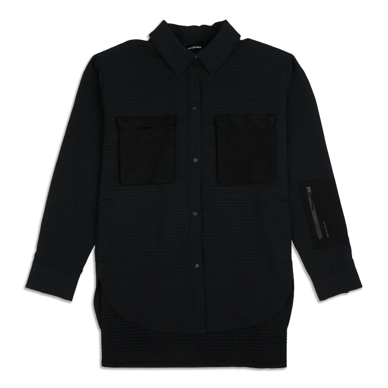 Grid Fleece Hiking Overshirt - Resale