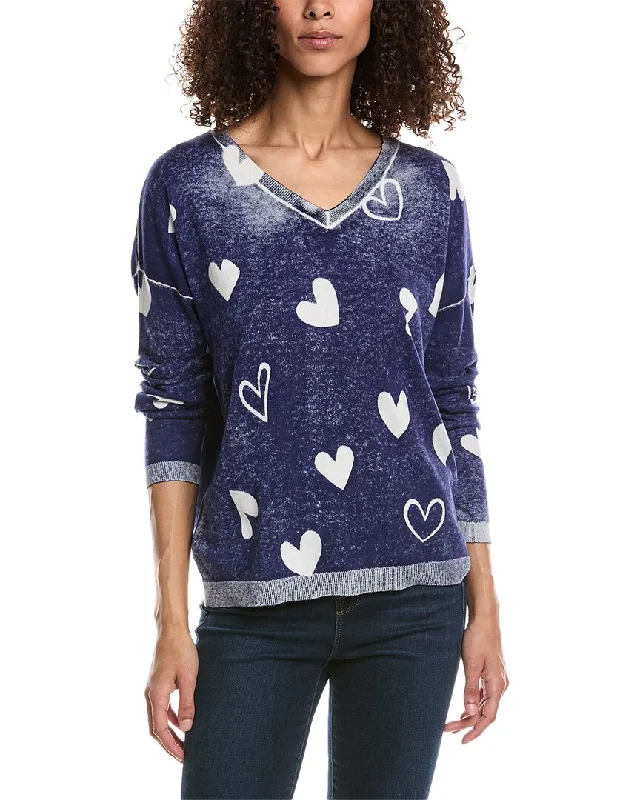 In2 by InCashmere Heart Sweater