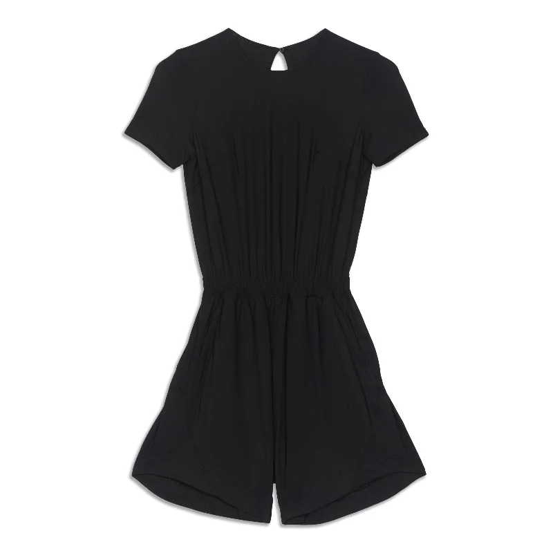 Lightweight High-Neck Romper