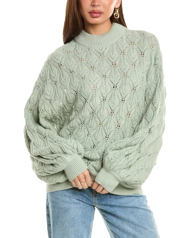 Maronie Pointelle Sweater