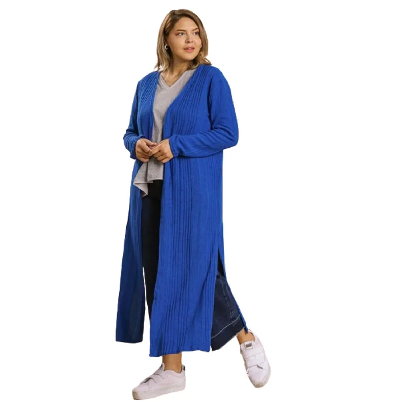 Open Front Long Body Cardigan