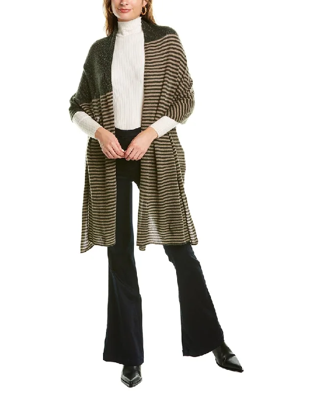 Portolano Stripes & Lurex Cashmere Wrap