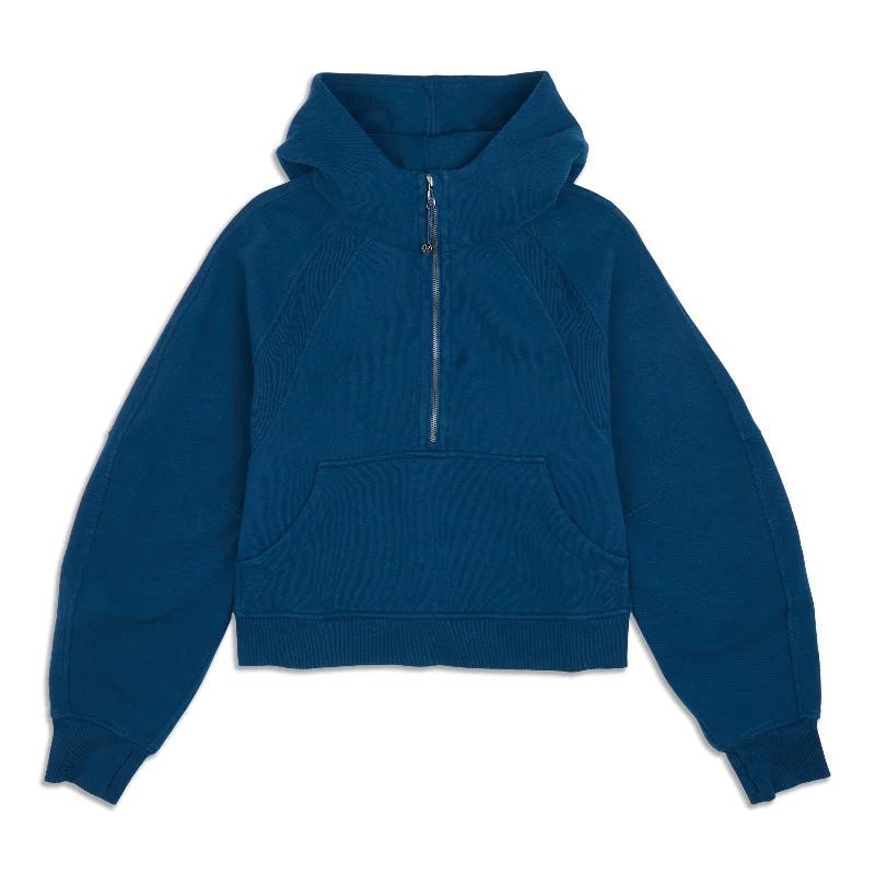 Scuba Oversized Half-Zip Hoodie - Resale