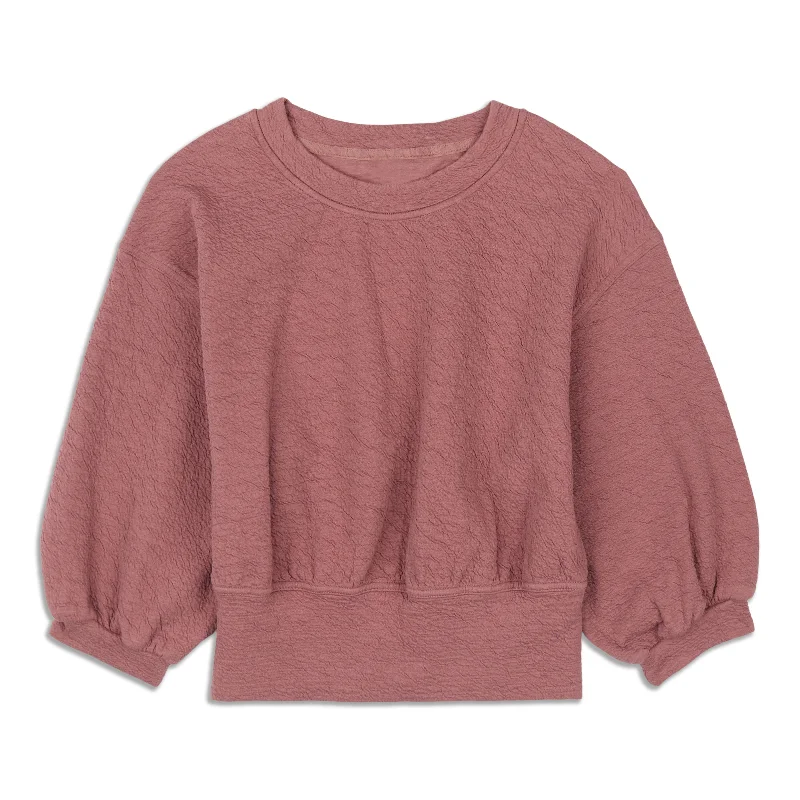 Textured Crewneck Pullover