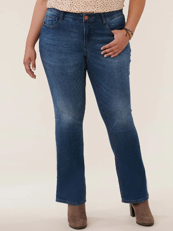 "Ab"solution® Artisanal Blue Plus Itty Bitty Bootcut Jean