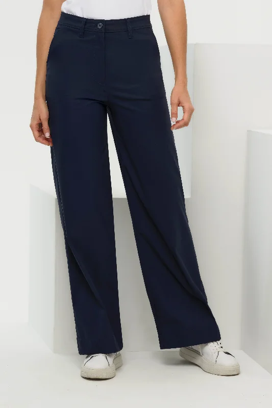 Brooklyn Wide Leg Mid-weight Pant