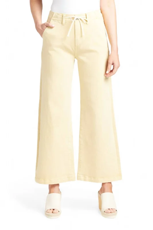 Carly Wide Leg Jean In Vanilla Sugar