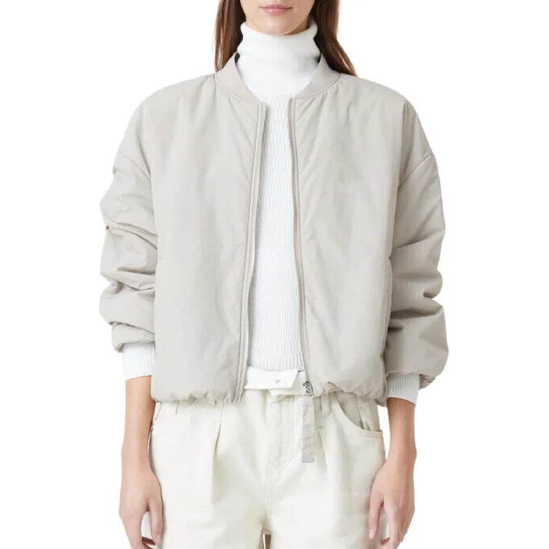 Bomber Jacket In Plaster Biege