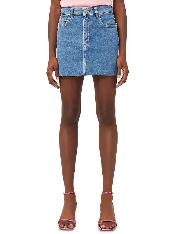 Womens Denim Short Denim Skirt