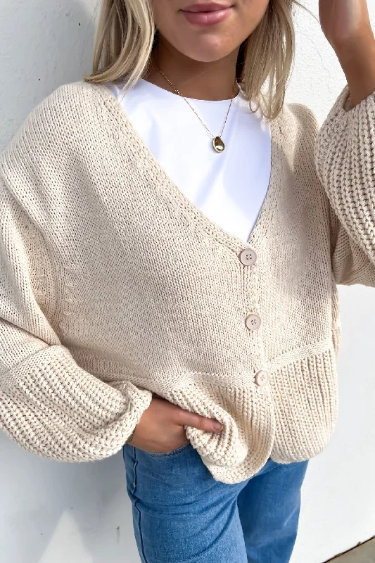 June Cardigan Cream