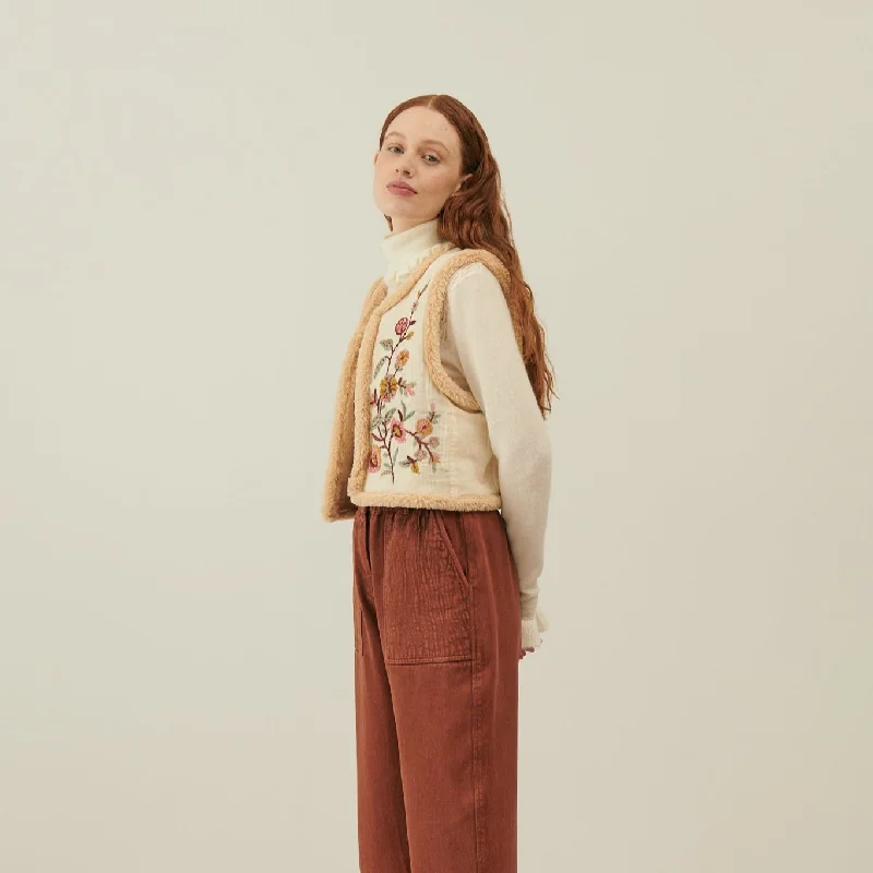 Louise Misha Renee Reversible Vest Cream