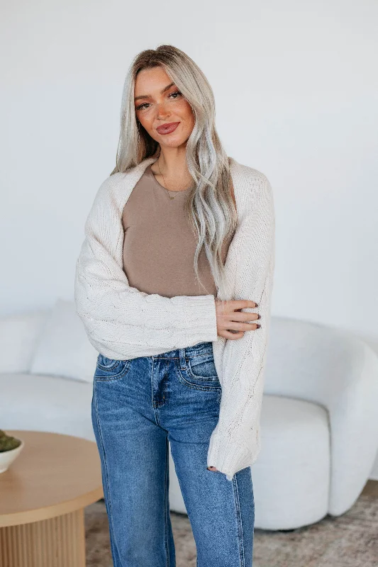 Randi Knit Cardigan - Beige