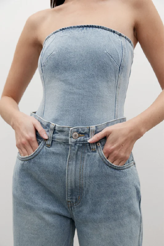 Amiri Denim Corset Oakland