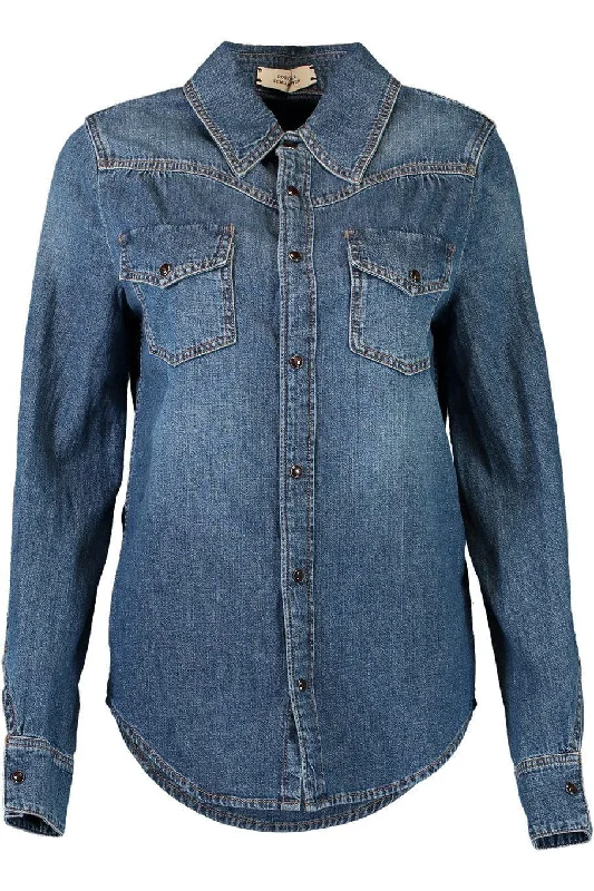 Denim Romance Blouse