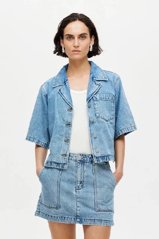 Crop Resort Short Sleeve Shirt Radio